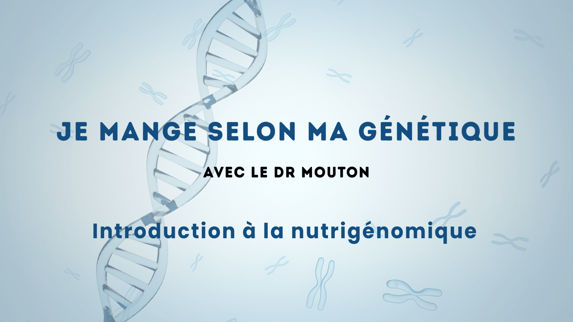 Introduction à la nutrigénomique