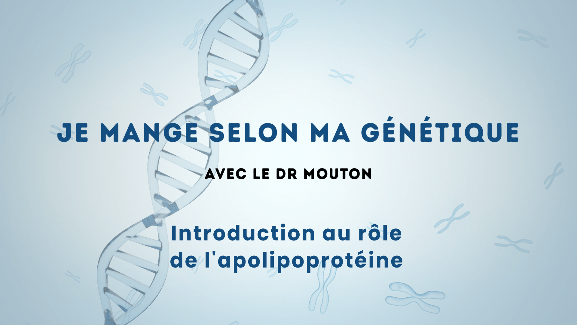 Introduction au rôle de l&rsquo;apolipoprotéine
